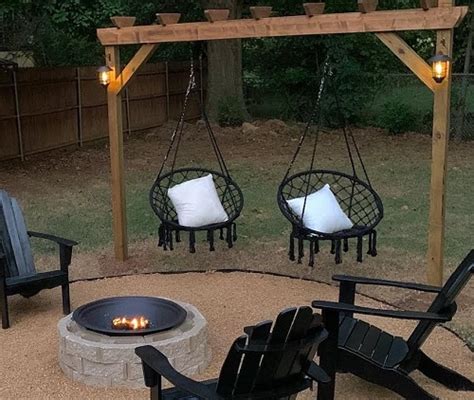 Fire Pit Swing Diy