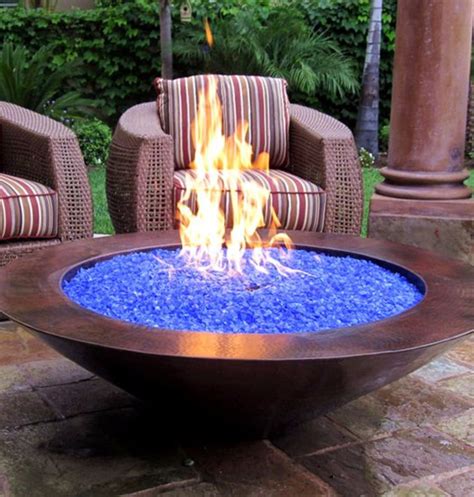 Fire Pit With Glass
