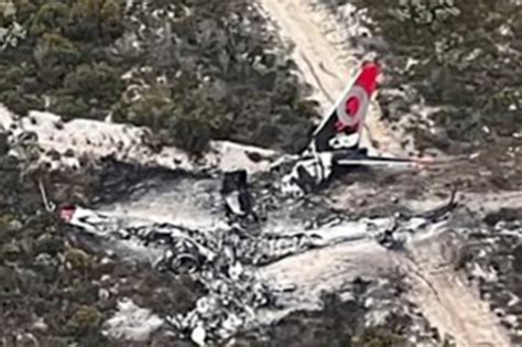 fire plane crash australia