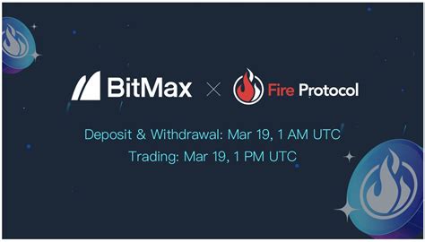 fire protocol to list fire on bitmax 9608