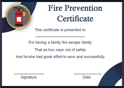 Firefighter Certificate Template [10+ Latest Designs]