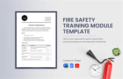 Fire Safety Training Module