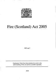fire scotland act 2005 legislation