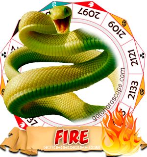 Fire Snake Horoscope