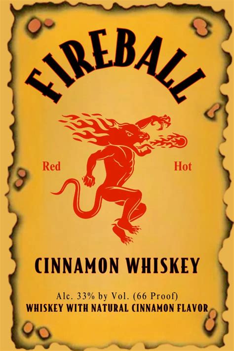 Fireball Label Printable