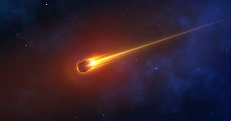 fireball shoots across night sky