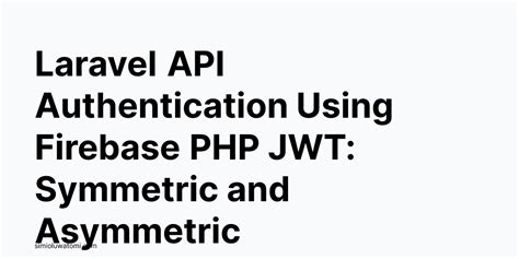 firebase php authentication example