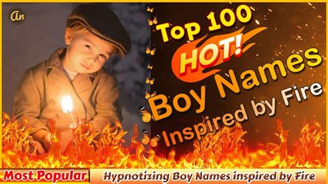 firefighter boy names inspired by fire