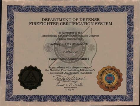 firefighter ii certification