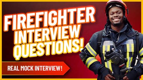 Firefighter Interview Questions
