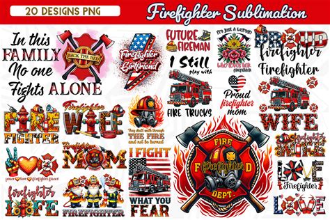 Firefighter Sublimation Designs