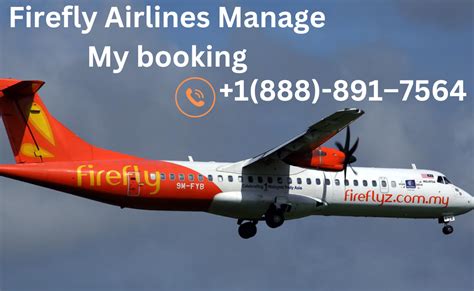 firefly airline manage booking