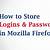firefox logins and password files