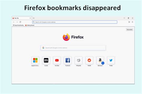 Firefox Bookmark Button Disappeared
