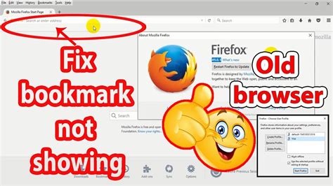 Firefox Bookmarks Not Functional
