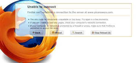 firefox can't open google
