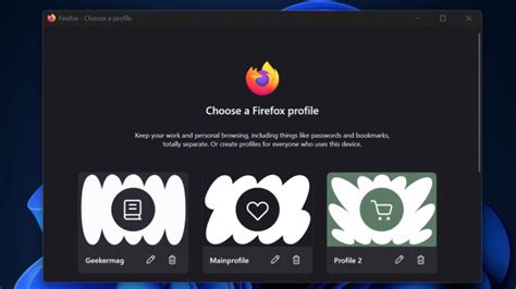 Firefox New Profile