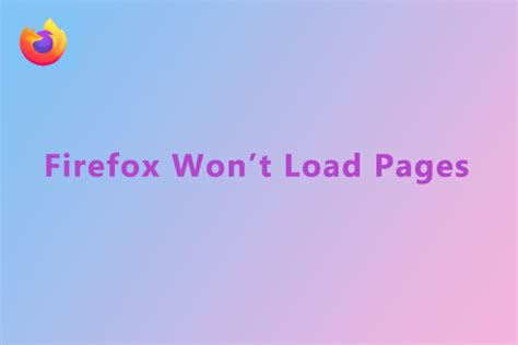 firefox won't load google