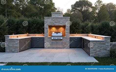 Fireplace Barbecue Kitchen