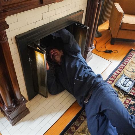 Fireplace Damper Open Position