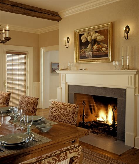 fireplace for dining room