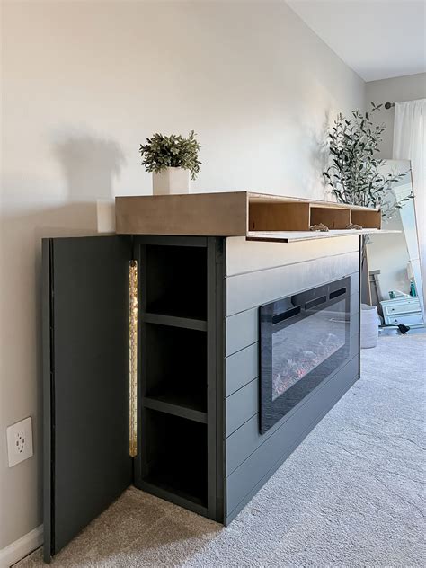 Fireplace Surround With Hidden Storage