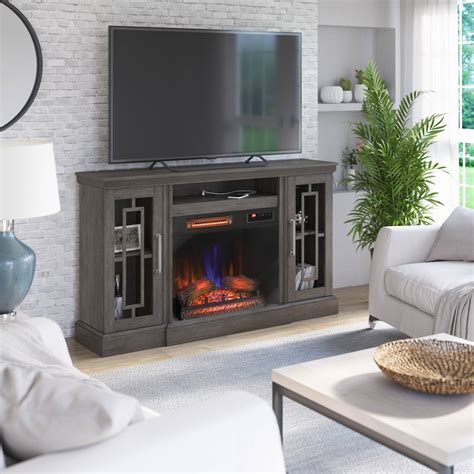 fireplace tv stand in stock near me