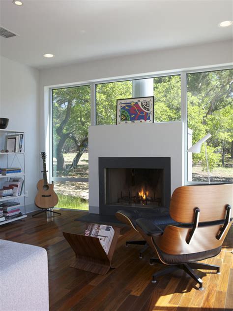 Fireplace Under Window