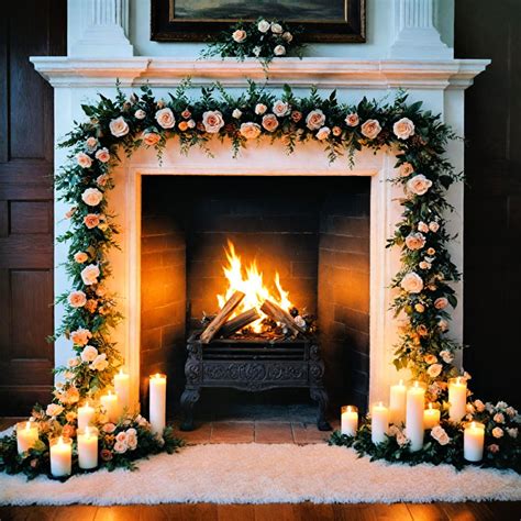 Fireplace Wedding Altar