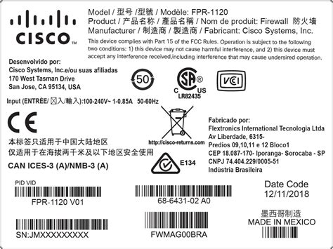 Firepower Chassis Serial Number