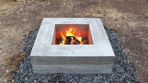 fireproof concrete fire pit