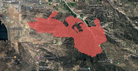 fires in hemet ca today map