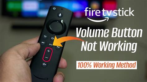 firestick volume not working