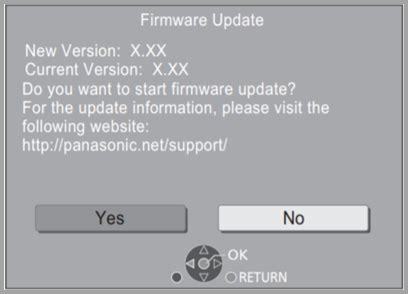 Firmware Update Panasonic Blu Ray Player