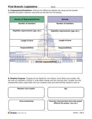 First Branch Legislative Worksheet Icivics Answer Key: A Comprehensive Guide