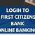 first citizens bank sign in