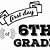 first day of 6th grade sign printable free
