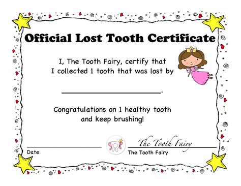 Pin by Rebecca Rothman on Tips & Tricks Tooth fairy receipt free