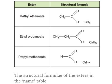 first 3 members of ester
