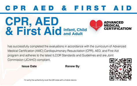 First Aid Aed Certification