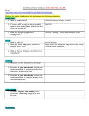 First Aid And Safety Webquest