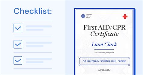 First Aid Certificate Login