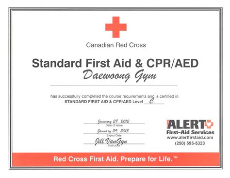 First Aid Certification Canada
