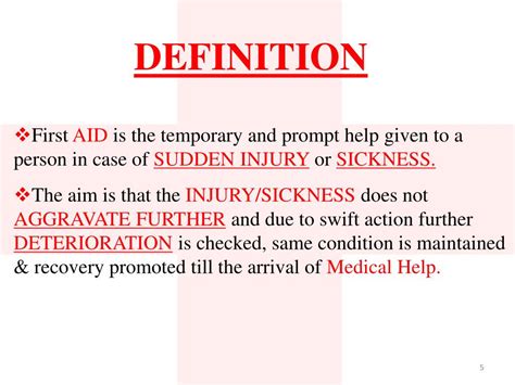 First Aid Define