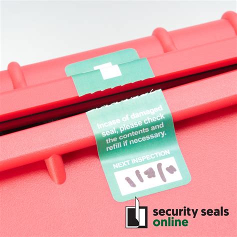 First Aid Kit Security Seals