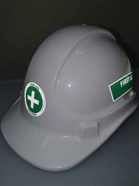First Aid Sticker Hard Hat