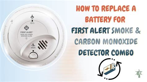 First Alert Carbon Monoxide Detector Replace Battery