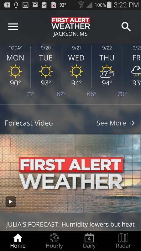 first alert weather app for android