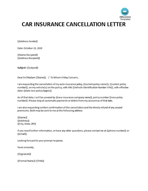 first central car insurance cancellation