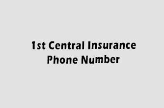 first central insurance phone number